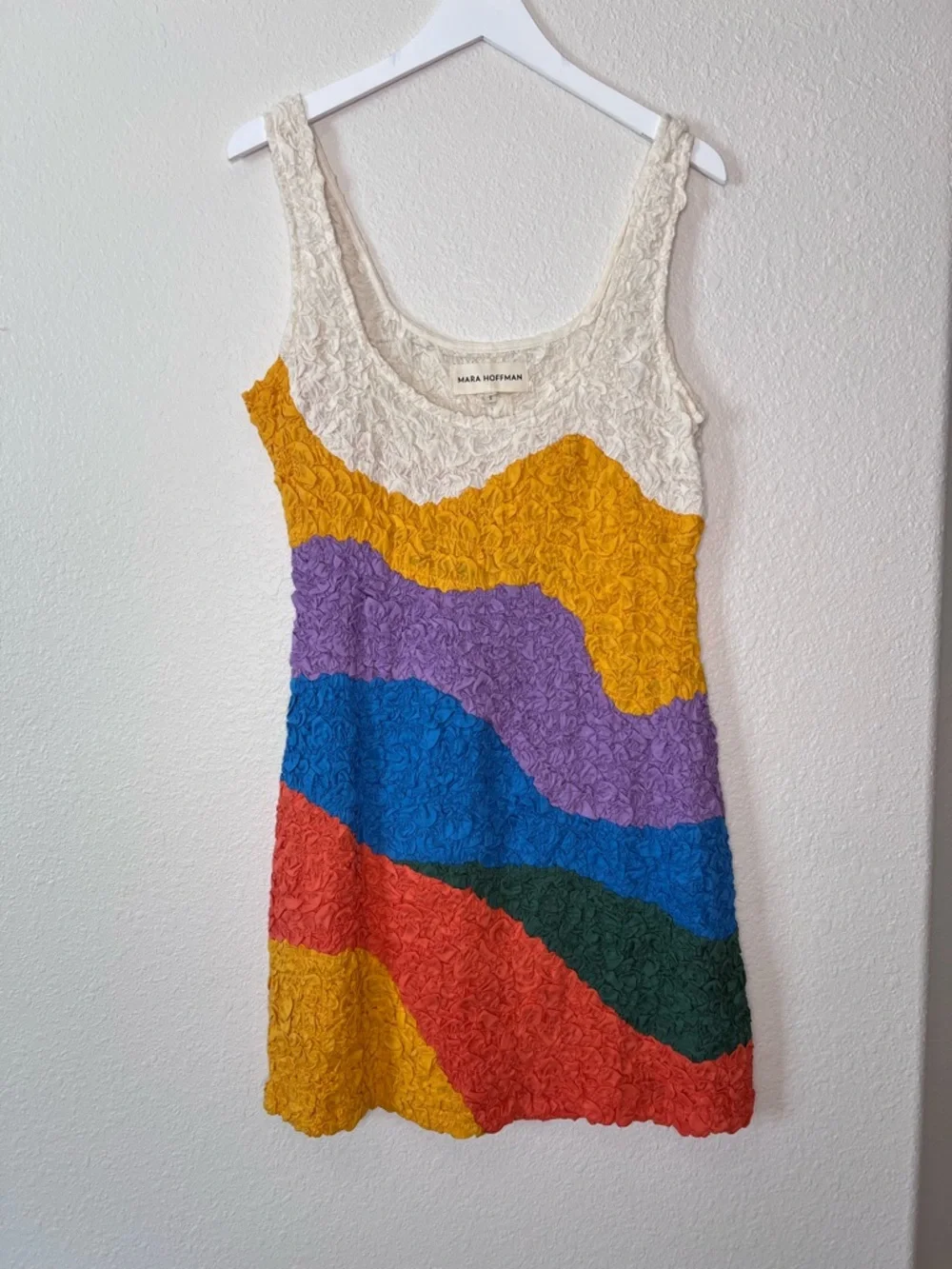 Mara Hoffman Laura Dress Popcorn Meadows size Large Rare - Picture 5 of 9